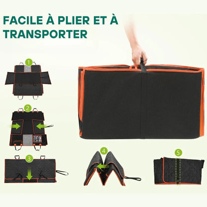 CaniMoov+™ – Housse de Protection Voiture pour Chien avec Base Rigide + Plaid MoovFit™ Offert
