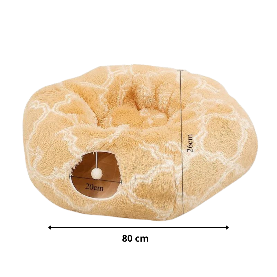 CaniCocoon+™ | Tunnel coussin Zen & Confort Ultra-Doux