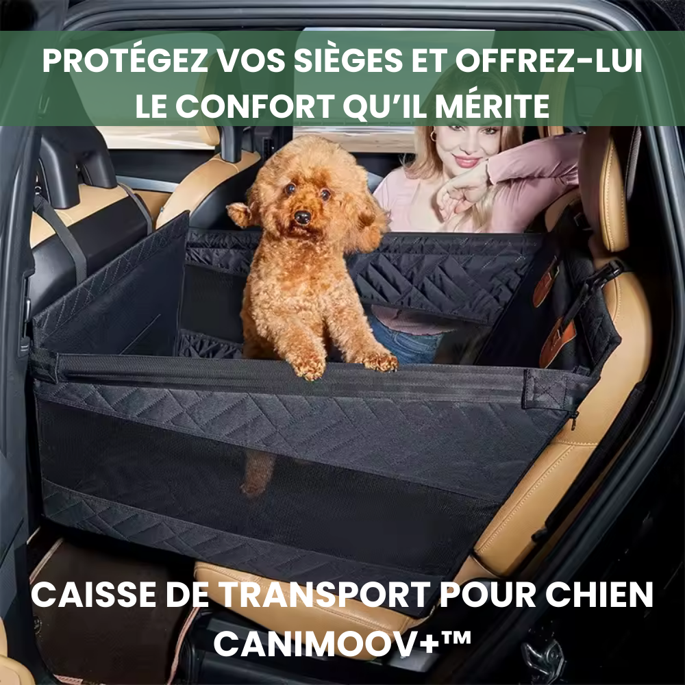 CaniMoov+™ – Caisse de Transport Voiture pour Chien