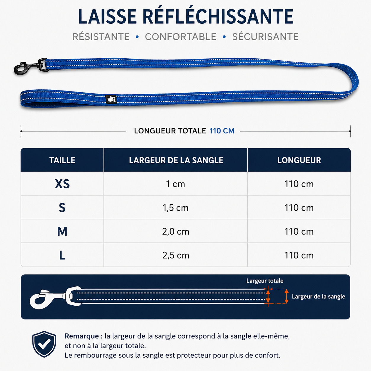 CaniLead+™ - Laisse réfléchissante premium pour chien