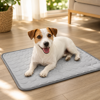 CaniFresh+™ — Le tapis rafraîchissant qui garde votre chien au frais tout l’été