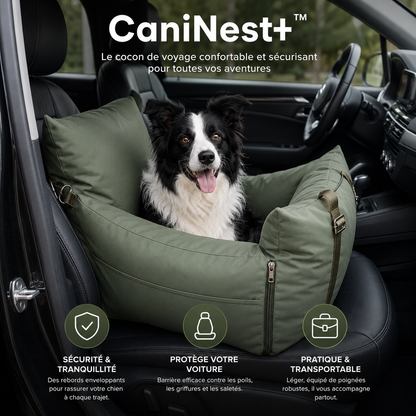 CaniNest+™ – Cocon de voyage 2-en-1 pour chien