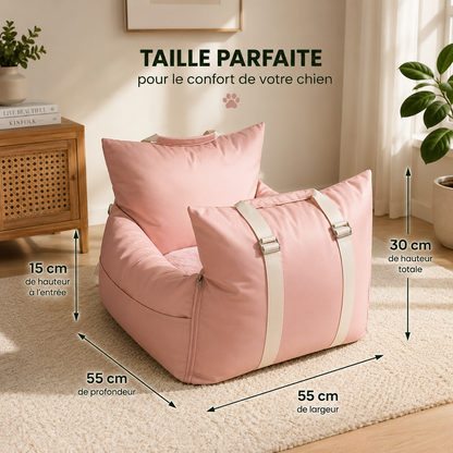 CaniNest+™ – Cocon de voyage 2-en-1 pour chien