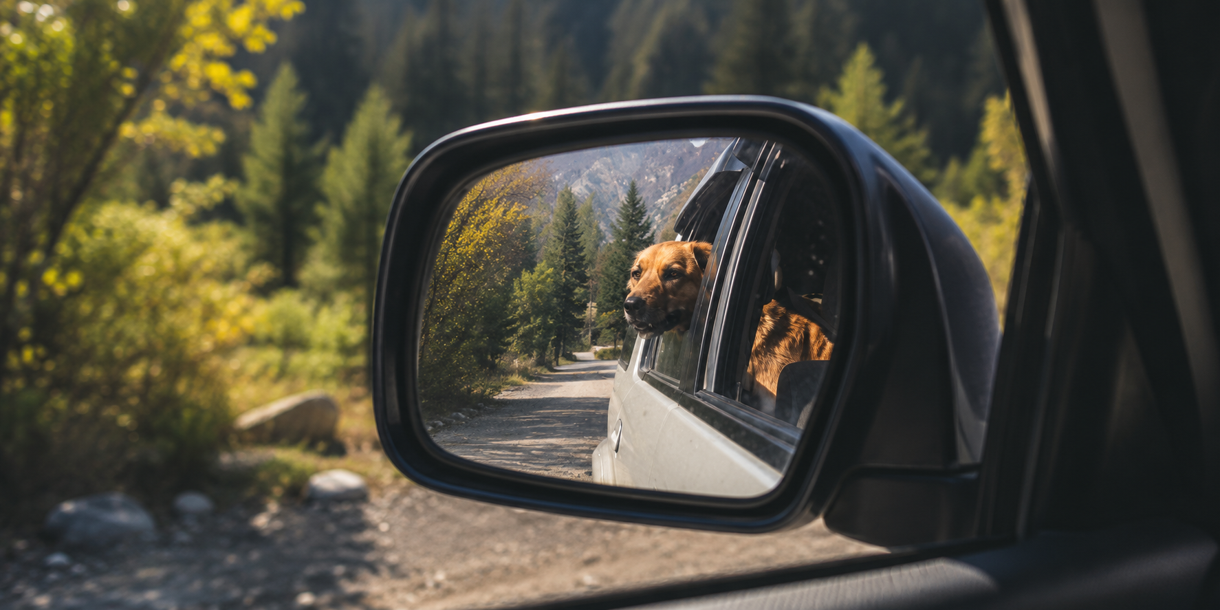 Tout a commencé par un regard dans le rétroviseur