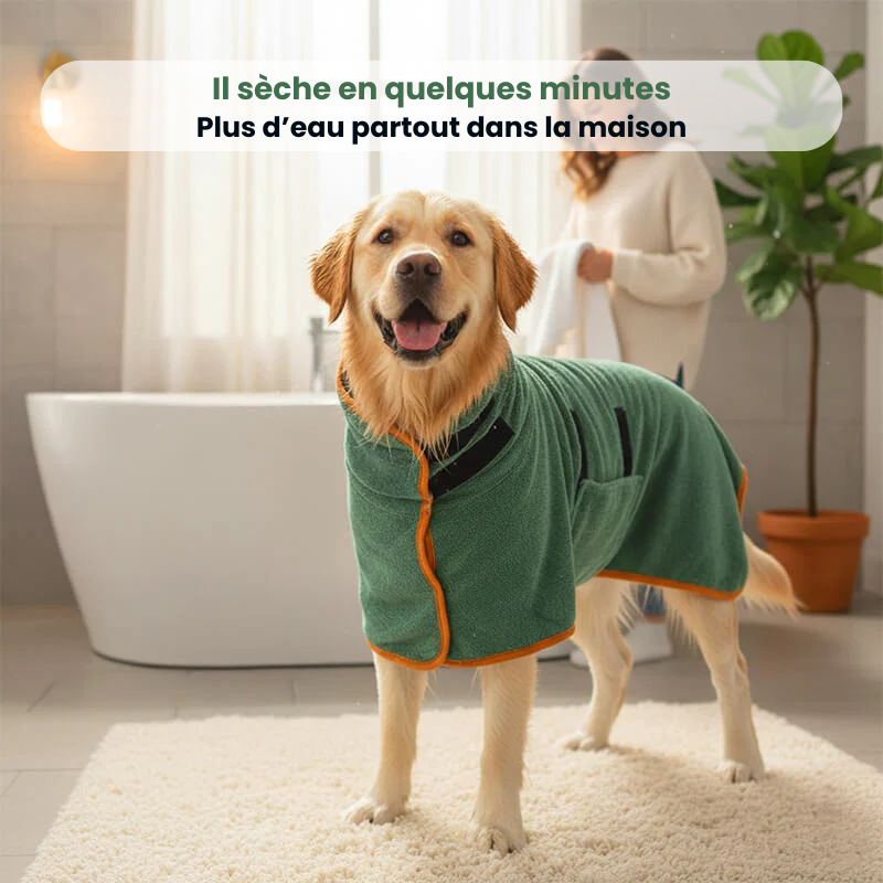 Peignoir CaniMoov+™ | Ultra-absorbant